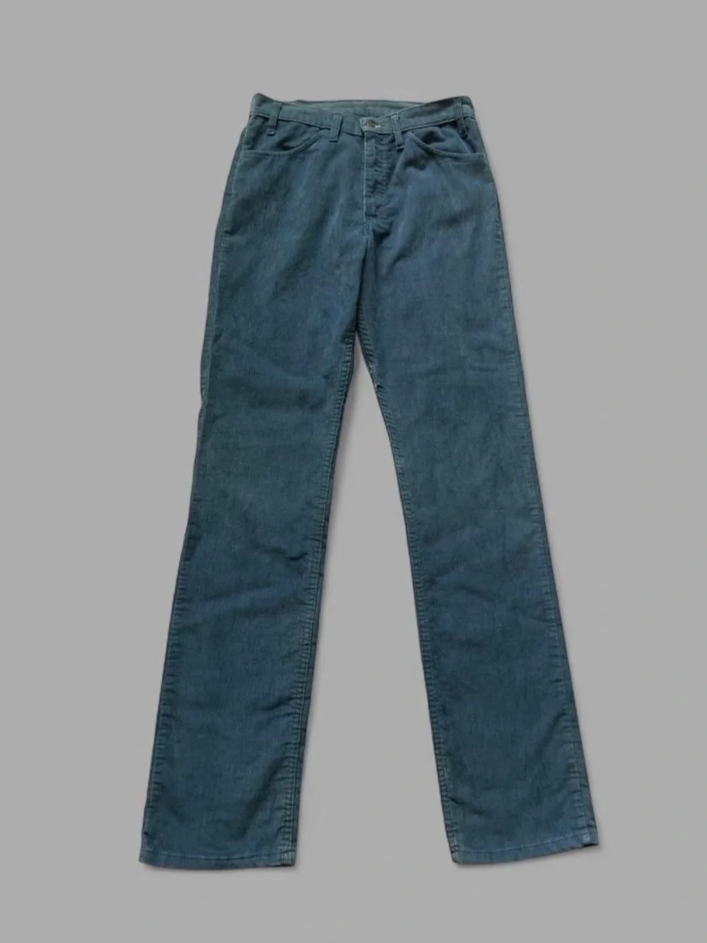 Vintage 80’s Levi’s White Tag Retro Western Boho Blue Corduroy Pants Size 32x36
